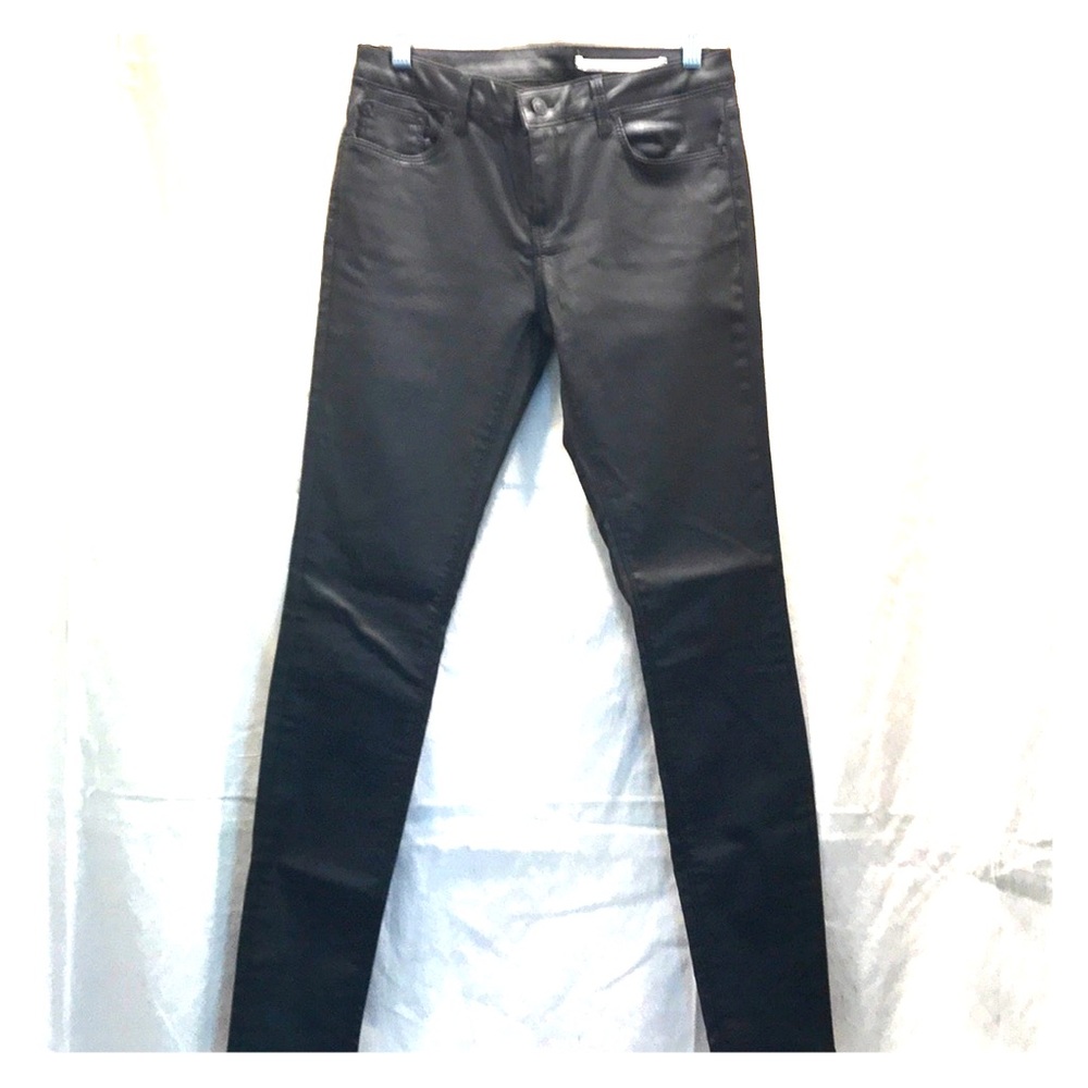 Zara Women’s Black Faux Leather Pants